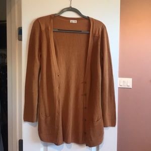 Burnt orange Maison Jules cardigan